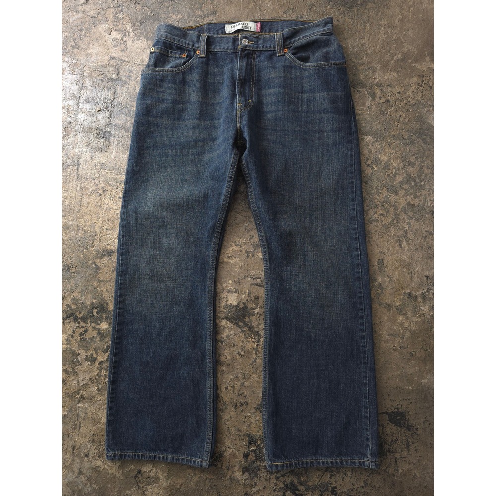 Vintage 2000s Levi's Blue Relaxed Boot Cut Jeans 33x29 557